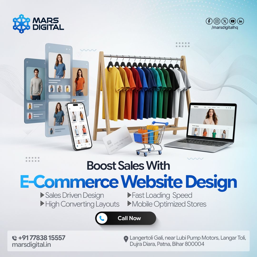 E-Commerce website designing company in Patna: Boost Your Profits